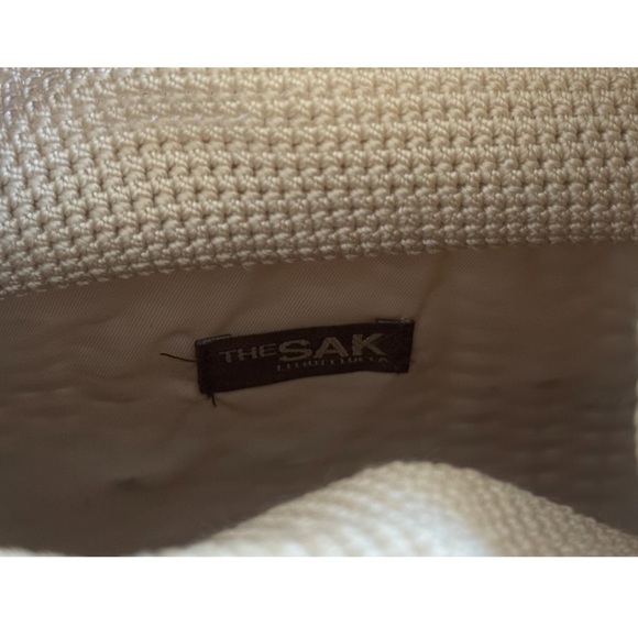 The Sak Elliott Lucca Woven Wicker Basket Bag Drawstring Coastal Market Tote - Picture 8 of 8